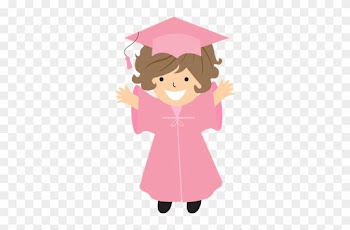 Pin Pre School Graduation Clip Art - Graduation Girl Clipart Pink