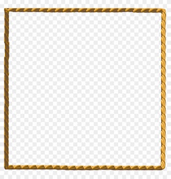 Pin Rope Border Clip Art Use To Create A T Shirt Decal - Gold Rope Border Png