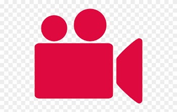 Pin Video Camera Clipart - Red Video Camera Clipart