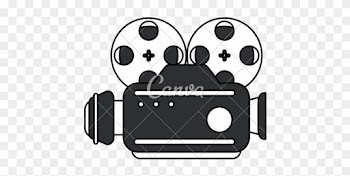 Pin Vintage Video Camera Clip Art - Vector Graphics