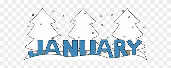 Pin Winter Word Clip Art - January Clipart Png