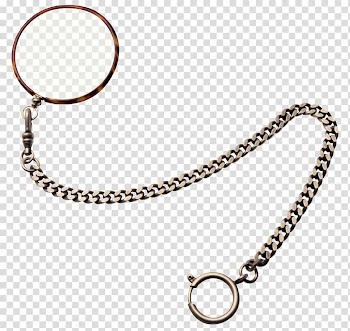 Pince-nez Wallet, necklace transparent background PNG clipart