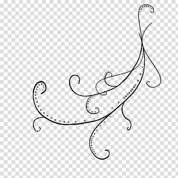Pinceles, black lined leaf transparent background PNG clipart