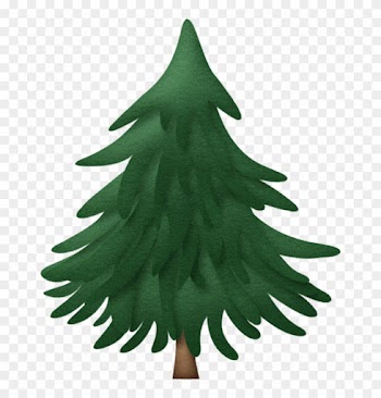 Pine Tree - Clip Art Christmas Pine Tree