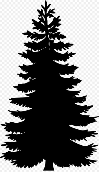 Pine Tree Fir Silhouette Clip art - tree vector 