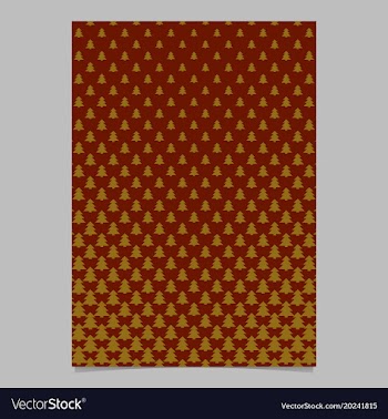 Pine tree pattern page backgeround design vector image