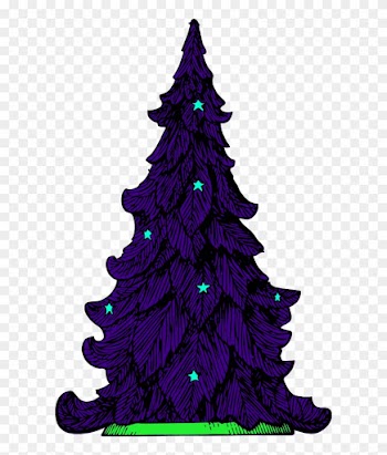 Pine Tree Silhouette Clip Art - Christmas Tree Clip Art