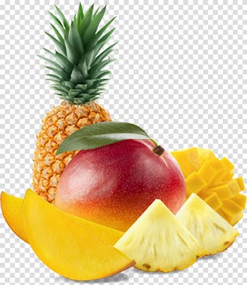 Pineapple and apple fruits, Juice Fruit salad Pineapple Mango Tropical fruit, tropical fruits transparent background PNG clipart