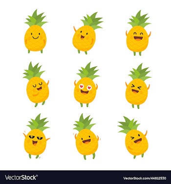 pineapple cartoon character