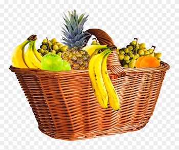 Pineapple Cliparts 27, Buy Clip Art - Food Basket Png