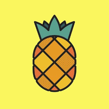 Pineapple cute tropical fruit illustration | Free Photo - rawpixel