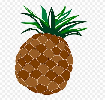 Pineapple Food Fruit Hawaii Hawaiian Luau - Luau Clipart Transparent