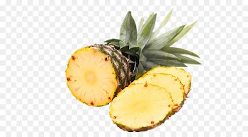 Pineapple Fruit Meat - And three half pineapple pineapple meat 