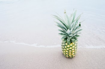 Pineapple Fruit on Shore