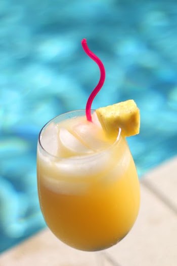 Pineapple Juice Selective Focus Photography