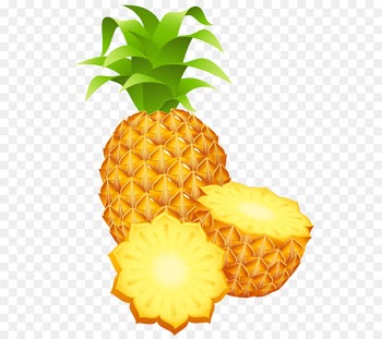 Pineapple Royalty-free Clip art - Large Painted Pineapple PNG Clipart 