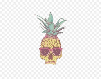 Pineapple Skull Calavera Drawing Wallpaper - Pineapple Skull 