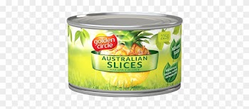 Pineapple Slices Natural 225 3d Slices In Juice - Convenience Food