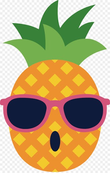 Pineapple Spectacles Glasses - Vector glasses of pineapple 