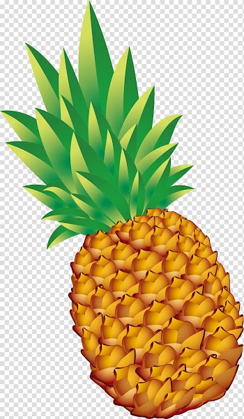 Pineapple Vegetarianism Fruit, Hand painted yellow pineapple transparent background PNG clipart