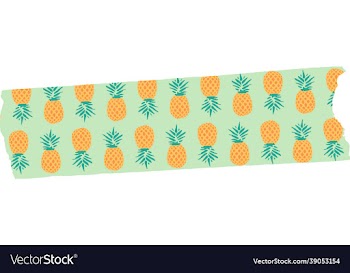 pineapple washi tape free