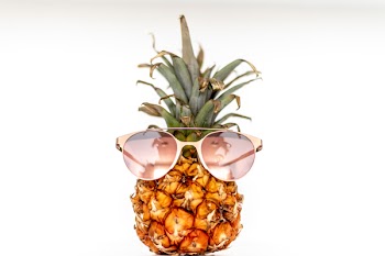 Pineapple With Sunglasses
