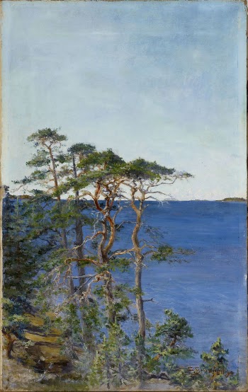 Pines by the sea, 1895 | Free Photo - rawpixel
