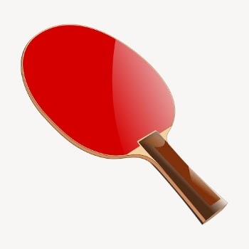 Ping pong paddle collage element, | Free Vector - rawpixel