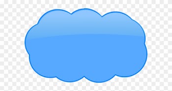 Pink 3d Cloud Thought Bubble Clipart - Blue Thought Bubble Png