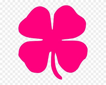 Pink 4 Leaf Clover