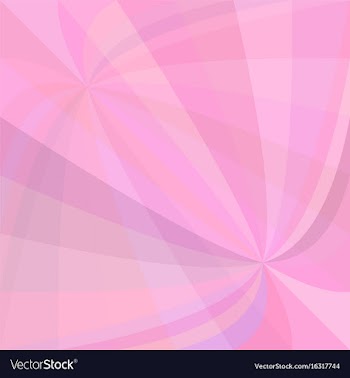 Pink abstract background - design from curved ray vector image