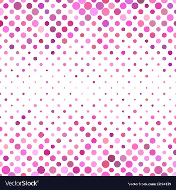 Pink abstract dot pattern background vector image