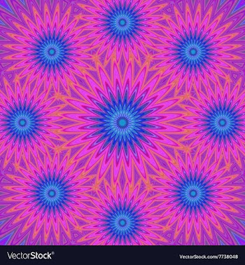 Pink abstract geometric bouquet design background vector image