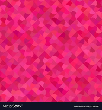 Pink abstract mosaic pattern background vector image