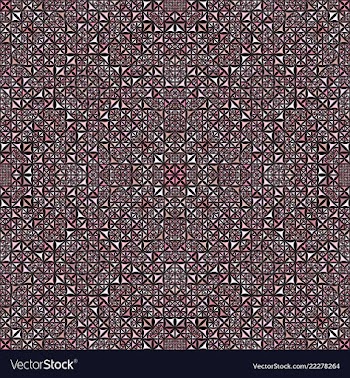 Pink abstract seamless curved triangle mosaic vector image