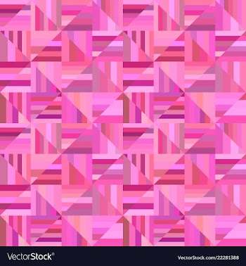 Pink abstract seamless striped triangle pattern vector image