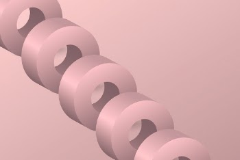 Pink aesthetic background, geometric ring | Free Vector - rawpixel