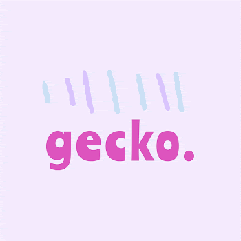 Pink aesthetic logo template, gecko | Free PSD Template - rawpixel