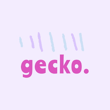 Pink aesthetic logo template, gecko | Free Vector Template - rawpixel