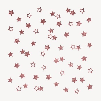 Pink aesthetic stars sticker, glittery | Free PSD - rawpixel