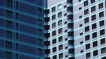 pink and black building