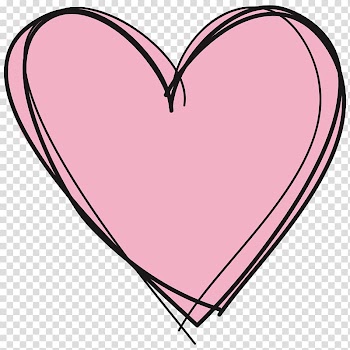 Pink and black heart illustration, Heart , Pink Heart transparent background PNG clipart