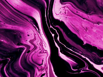 Pink and Black Illustration