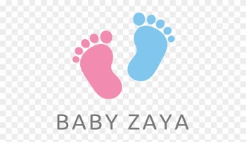 Pink And Blue Baby Footprints