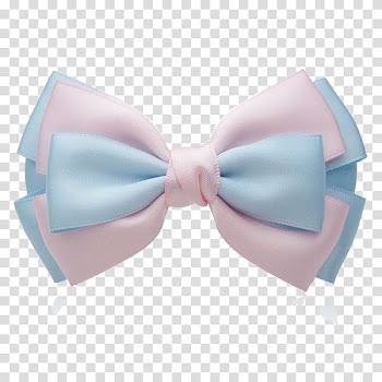 Pink and blue bow tie, Bow tie Barrette Ribbon Headband Shoelace knot, Top spring clip hairpin head flower bow bow transparent background PNG clipart