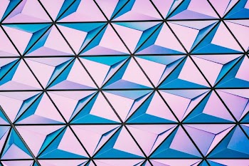 pink and blue digital wallpaper