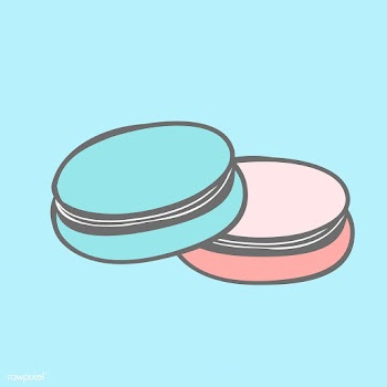 Pink and blue macaroons vector | Free stock vector - 515548