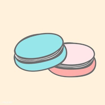 Pink and blue macaroons vector | Free stock vector - 515562