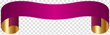 Pink and gold ribbon illustration, Banner Paper , Banner transparent background PNG clipart