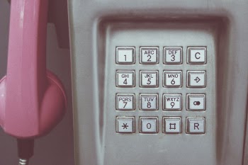 Pink and Gray Telephone
